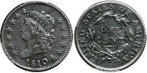 1 Цент США (1776 - ) Медь 