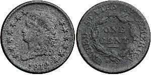 1 Цент США (1776 - ) Медь 