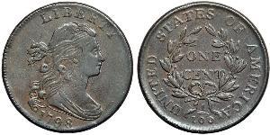 1 Цент США (1776 - ) Медь 