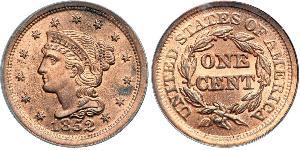1 Цент США (1776 - ) Медь 