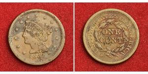 1 Цент США (1776 - ) Медь 