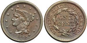 1 Цент США (1776 - ) Медь 