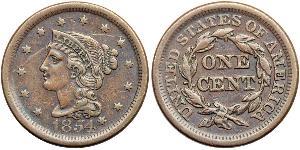 1 Цент США (1776 - ) Медь 