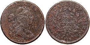 1 Цент США (1776 - ) Медь 