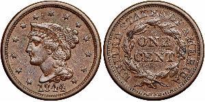 1 Цент США (1776 - ) Медь 