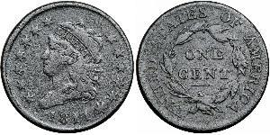 1 Цент США (1776 - ) Медь 