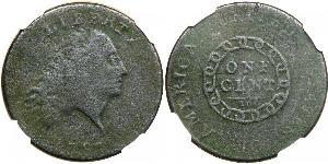 1 Цент США (1776 - ) Медь 