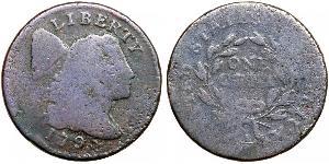 1 Цент США (1776 - ) Медь 
