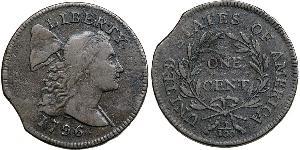 1 Цент США (1776 - ) Медь 