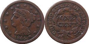 1 Цент США (1776 - ) Медь 