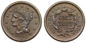 1 Цент США (1776 - ) Медь 