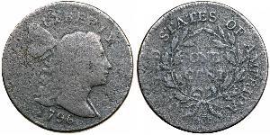 1 Цент США (1776 - ) Медь 