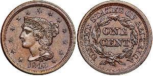 1 Цент США (1776 - ) Медь 