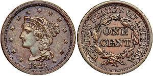 1 Цент США (1776 - ) Медь 