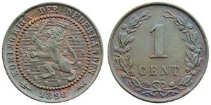 1 Цент Королівство Нідерланди (1815 - ) Мідь 