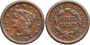 1 Цент США (1776 - ) Мідь 