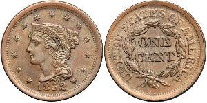 1 Цент США (1776 - ) Мідь 