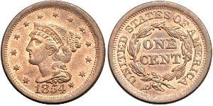 1 Цент США (1776 - ) Мідь 