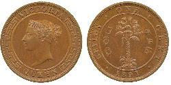 1 Цент Шрі-Ланка (1948 - ) Мідь Вікторія (1819 - 1901)
