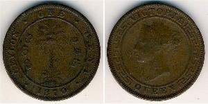 1 Цент Шрі-Ланка (1948 - ) Мідь Вікторія (1819 - 1901)