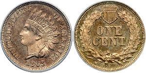 1 Цент США (1776 - ) Никель/Медь 