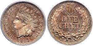 1 Цент США (1776 - ) Никель/Медь 
