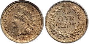 1 Цент США (1776 - ) Никель/Медь 
