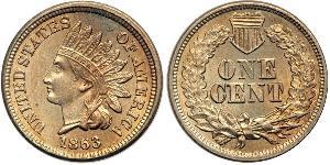 1 Цент США (1776 - ) Никель/Медь 