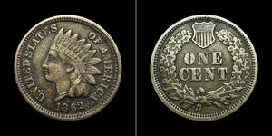 1 Цент США (1776 - ) Цинк/Олово/Медь 