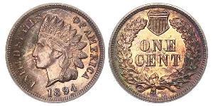 1 Цент США (1776 - ) Цинк/Олово/Мідь 