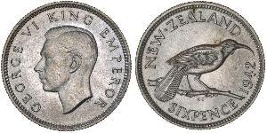 1 Шестипенсовик Нова Зеландія  Георг VI (1895-1952)