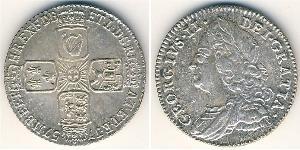 1 Шестипенсовик / 6 Пенни Королевство Великобритания (1707-1801) Серебро Георг II (1683-1760)