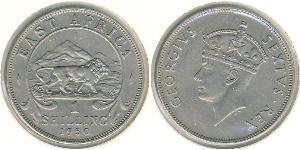 1 Шиллинг Восточная Африка Серебро Георг VI (1895-1952)