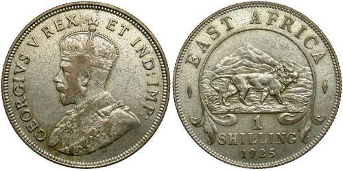 1 Шиллинг Восточная Африка Серебро Георг V (1865-1936)