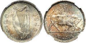 1 Шиллинг Ирландия (1922 - ) Серебро 