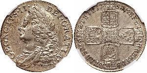 1 Шиллинг Королевство Великобритания (1707-1801) Серебро Георг II (1683-1760)