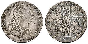 1 Шиллинг Королевство Великобритания (1707-1801) Серебро Георг III (1738-1820)