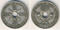 1 Шиллинг Новая Гвинея Серебро Георг VI (1895-1952)
