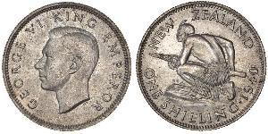 1 Шиллинг Новая Зеландия Серебро Георг VI (1895-1952)