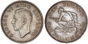 1 Шиллинг Новая Зеландия Серебро Георг VI (1895-1952)