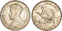1 Шилінг Нова Зеландія Срібло Георг V (1865-1936)