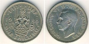 1 Шилінг Велика Британія (1922-) Нікель/Мідь Георг VI (1895-1952)