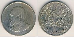 1 Шилінг Кенія (1963 - ) Нікель/Мідь 
