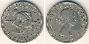 1 Шилінг Нова Зеландія Нікель/Мідь Єлизавета II (1926-2022)