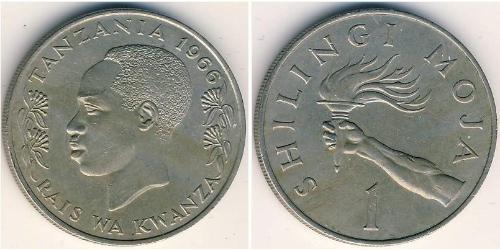 1 Шилінг Танзанія (1964 - ) Нікель/Мідь 