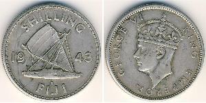 1 Шилінг Fiji (1970 - ) Срібло Георг VI (1895-1952)