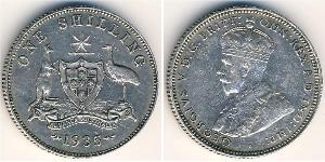 1 Шилінг Австралія (1788 - 1939) Срібло Георг V (1865-1936)