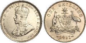 1 Шилінг Австралія (1788 - 1939) Срібло Георг V (1865-1936)