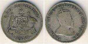 1 Шилінг Австралія (1788 - 1939) Срібло Едвард VII (1841-1910)