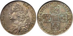 1 Шилінг Королівство Великобританія (1707-1801) Срібло Георг II (1683-1760)
